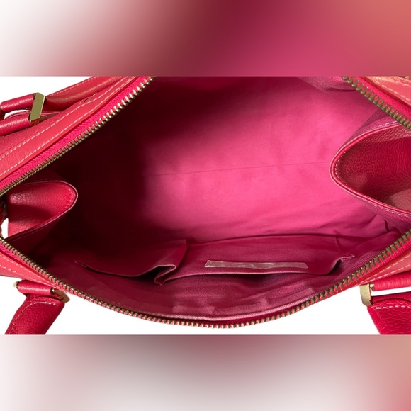 🎉Poshiversary SALE🎉 Samantha Thavasa Deluxe Red Leather Boston Doctors Bag - Picture 15 of 17